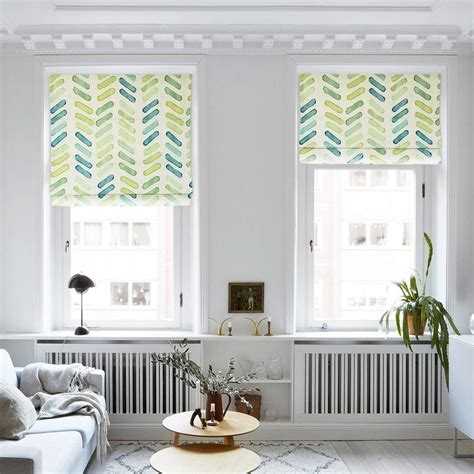 Coordinate modern and creative patterns to roman shades can add simple style and subtle color to any room. Quick Fix Washable Roman Window Shades Flat Fold ...