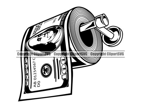 Money Toilet Paper Roll 100 Hundred Dollar Bills Knot Cash Etsy
