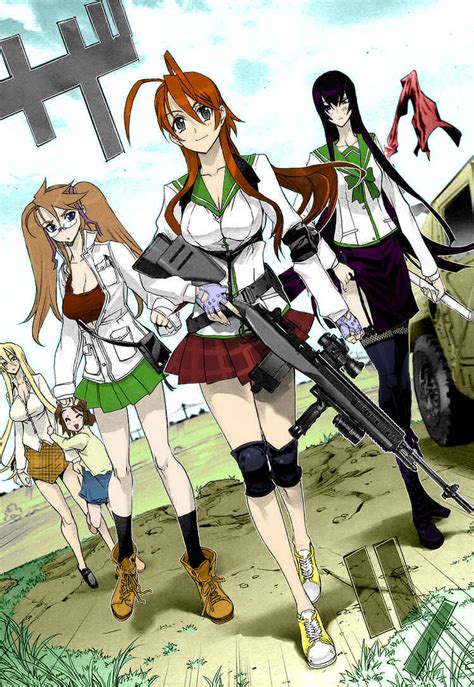 Zombie Slaying Schoolgirls By Wasabimancer On Deviantart