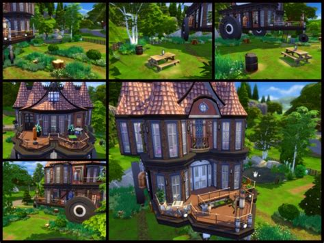 Quirky Steampunk House By Sparky At Tsr Sims 4 Updates