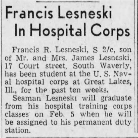 Third and Subsequent Generations – Lesneski Family History