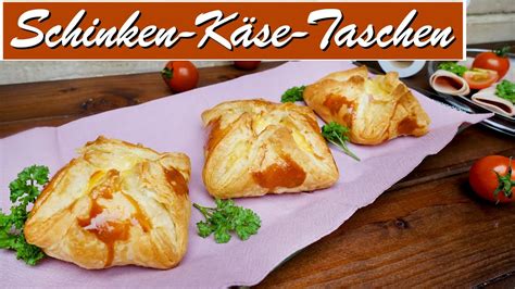 Schinken - Käse -Taschen