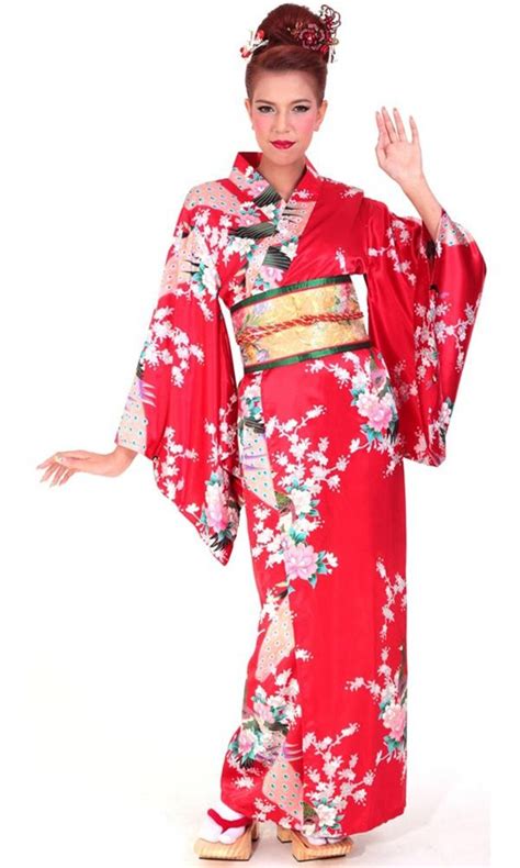Красное кимоно 97 фото
