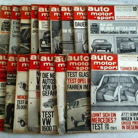 Jahrgang 1965 17 Von 26 Heften By Auto Motor Und Sport Celler