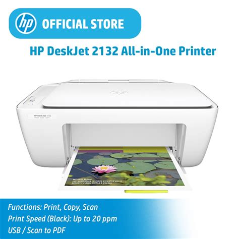 Hp Deskjet 2132 All In One Printer Shopee Thailand