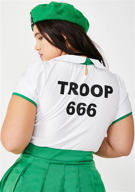 Plus Size Halloween Sexy Girl Scout Costume Dolls Kill