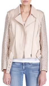 Nour Hammour Tour De Force Leather Jacket Nude Where To Buy