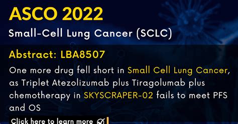 Yet Another Failure In Treating Small Cell Lung Cancer As Roche S Much