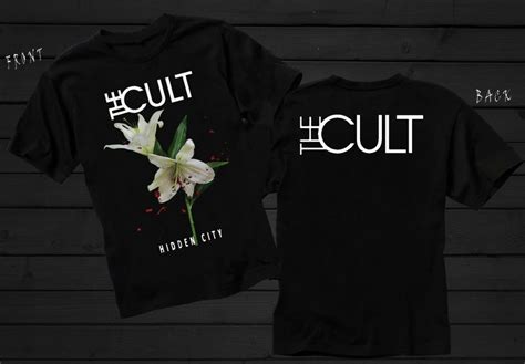The Cult Hidden City British Rock Band T Shirt