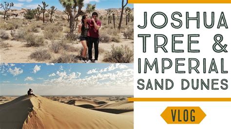 Joshua Tree And Imperial Sand Dunes Vlog Youtube