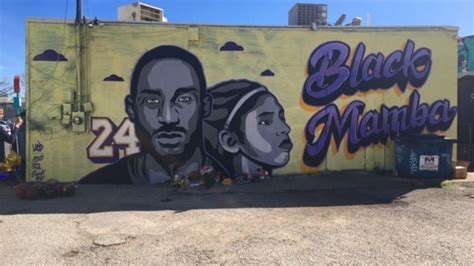 Kobe And Gigi Bryant Mural Vandalized A Second Time