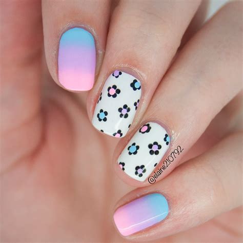 Beautiful And Simple Nail Art Designs 30 Pretty Flower Nail Designs