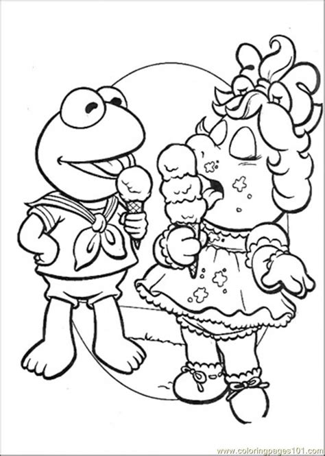 Muppet Babies Coloring Pages Summer