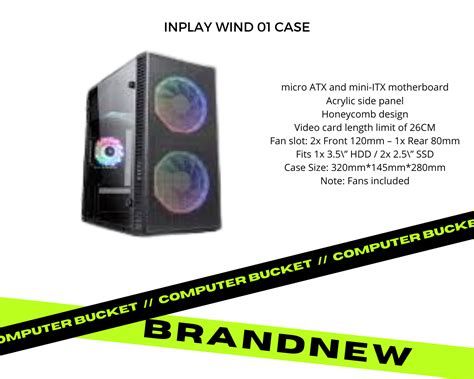 Inplay Wind 01 Case Lazada Ph