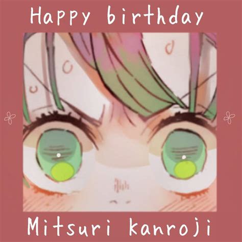 Happy Birthday Mitsuri Kanroji Colored Panels Demon Slayer