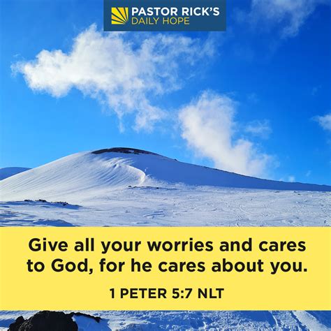 Four Steps To Help You Stop Worrying Pastor Ricks Daily Hope