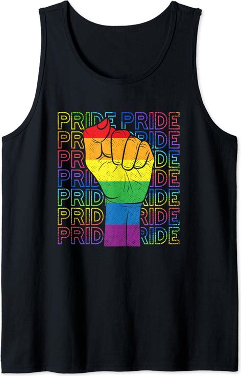 LGBT Pride Regenbogen LGBTQ Protest Lesbisch Schwul Queer Tank Top