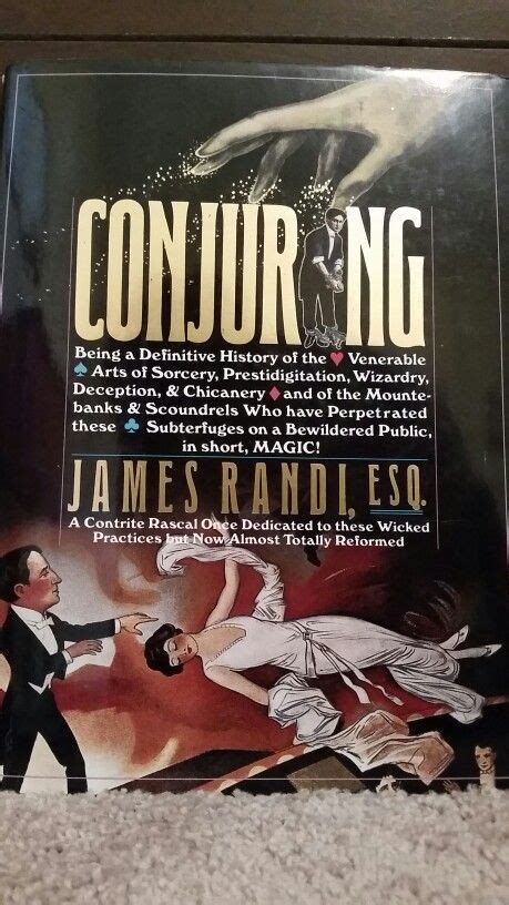 Conjuring By James Randi B For 20 James Randi Magic Book The Conjuring