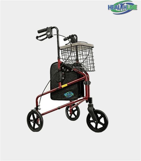 Bariatric Rollator Walker Heavy Duty With Large Padded Seat Up To 400