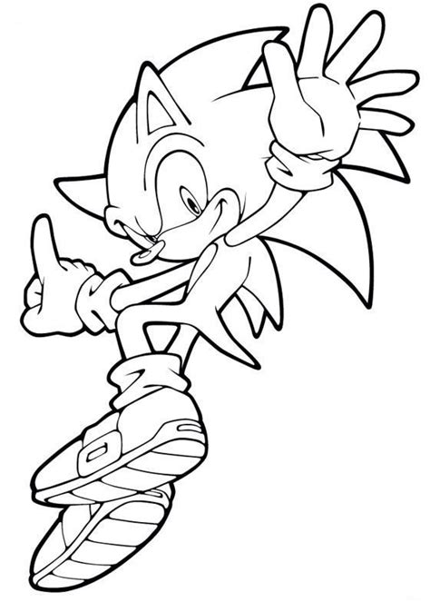 Desenho Do Sonic Para Colorir Colorir Desenhos Para Colorir