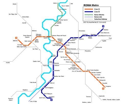 Tô Indo Para A Itália Mapa Metrô De Roma