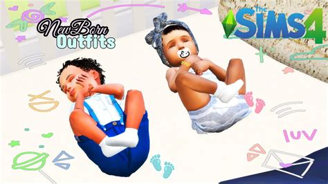 Newborn Outfits Sims 4 Cc List Links Youtube