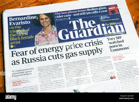 Fear Of Energy Price Crisis As Russia Cuts Gas Supply Guardian