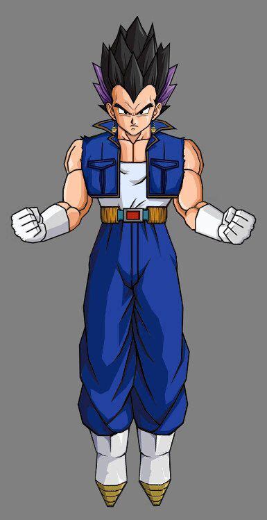 Share the best gifs now >>>. Trunks and vegeta fusion | Goku, Majin