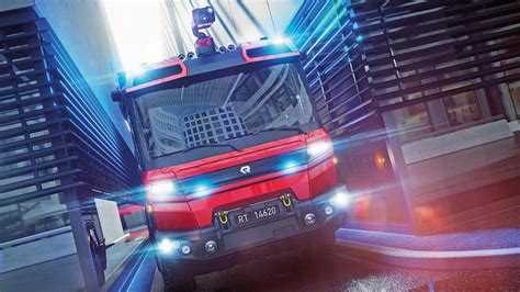Rosenbauer Rt Shows How An Electric Fire Truck Can Go Electric
