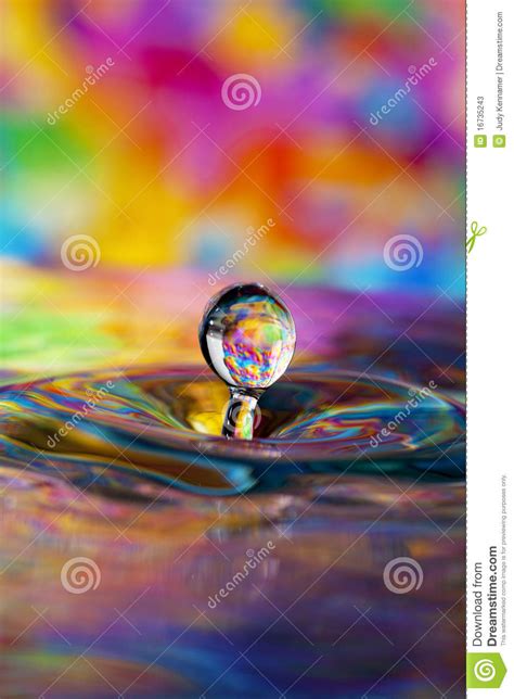 Colorful Water Drop Stock Photos Image 16735243