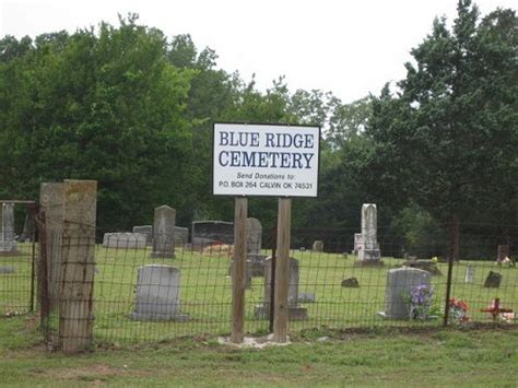 Blue Ridge Cemetery Hughes County Oklahoma