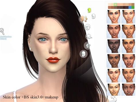 The Sims Resource S Club Wm Skin Cas Colors X 4 Default