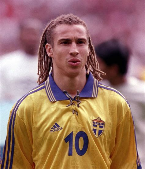 Henrik Larsson Jugador Del Barcelona Y De La Selección Sueca Futebol