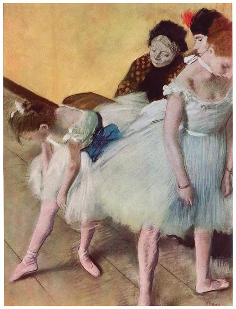 The Dancing Class 1 Painting By Edgar Degas Pixels