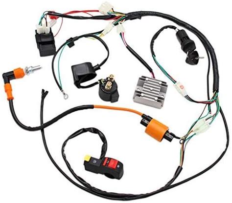 So as to make sure that the electric circuit is constructed correctly, chinese atv wiring harness diagram is needed. Full Electrics Wiring Harness Performance Coil CDI 150 200 250cc ATV Quad Bike Buggy Go Kart in ...