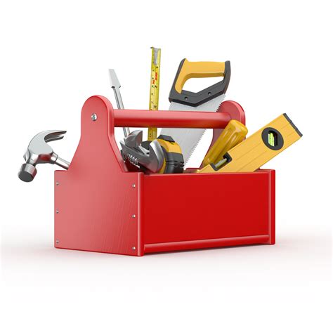 Toolbox With Tools Clipart