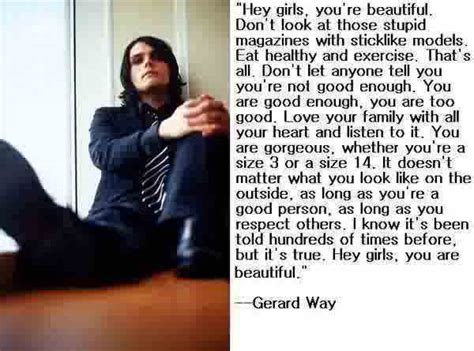 #my chemical romance #mcr quotes #mcr #my chemical romance quotes #the black parade #music. Gerard Way Quote - Gerard Way Photo (6639869) - Fanpop