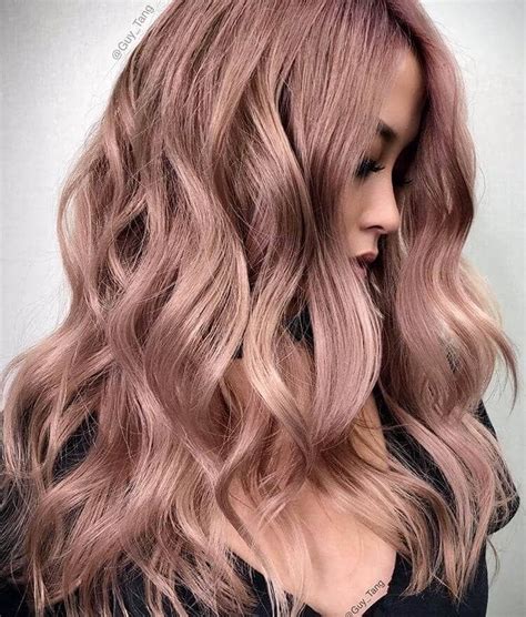 Silvery Dark Rose Gold Hair In Waves Take A Look At Some Of The Hair On
