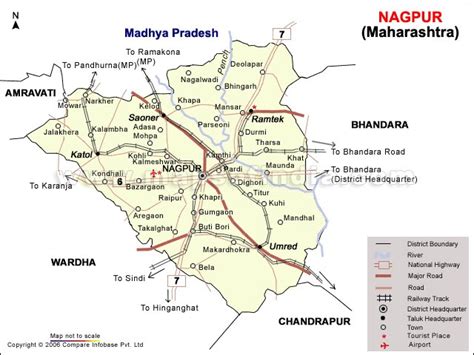 Nagpur District Map