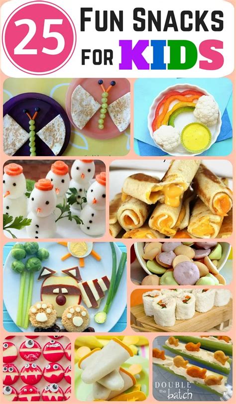 25 Fun And Healthy Snacks For Kids Double The Batch