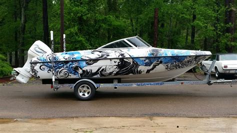 Boat Wraps Vinyl Boat Wraps Wake Graphics
