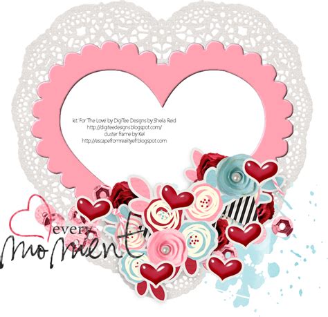 Escape From Reality Blog Ftu Valentine Cluster Frames For The Love