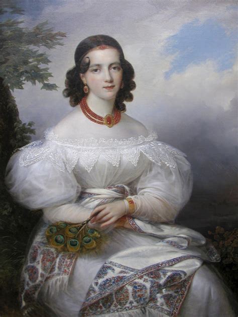 Ca 1828 German Princess By François Joseph Kinsoen Bowes Museum