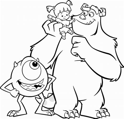 A great collection of monsters inc coloring pages. Monsters Inc. Coloring Pages