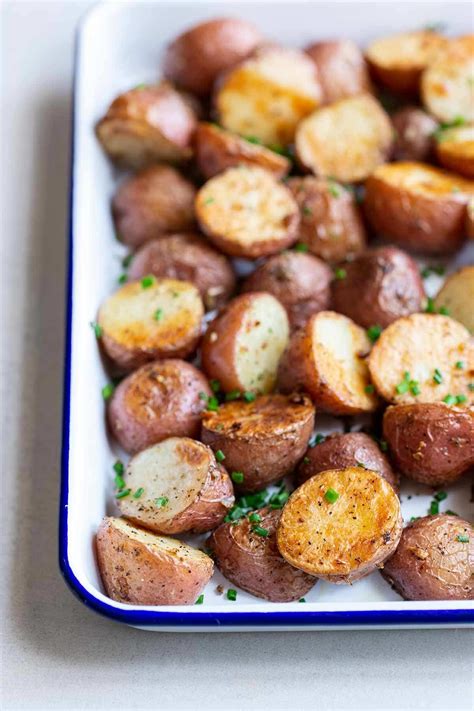 Crispy Oven Roasted Potatoes Recipe Easy Savory Simple Recipe