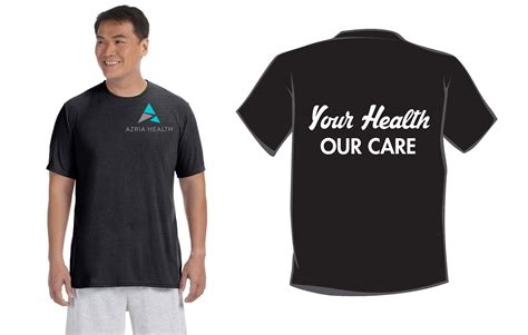 Mens Performance T Shirt Your Health Our Care Azria Health