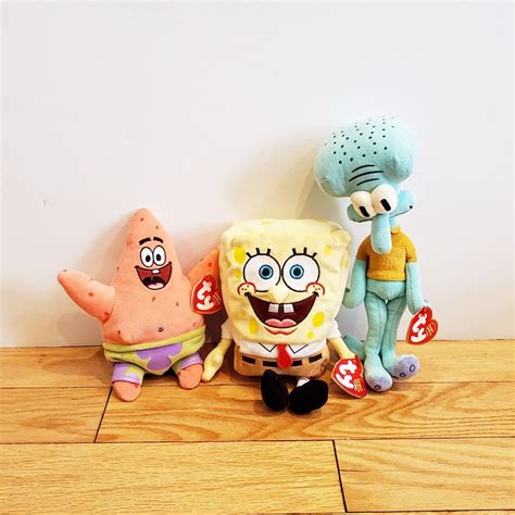 Spongebob Squarepants Beanie Babies Spongebob Squidward Squidward