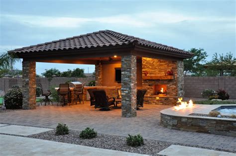 Custom Outdoor Fireplaces And Fire Pits In Phoenix Az