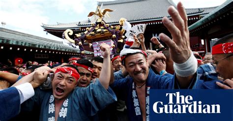 Sanja Matsuri Festival Yakuza Day In Pictures World News The Guardian