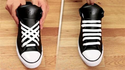5 Coolest Ways To Tie Shoe Laces Youtube Shoe Laces Shoe Lace